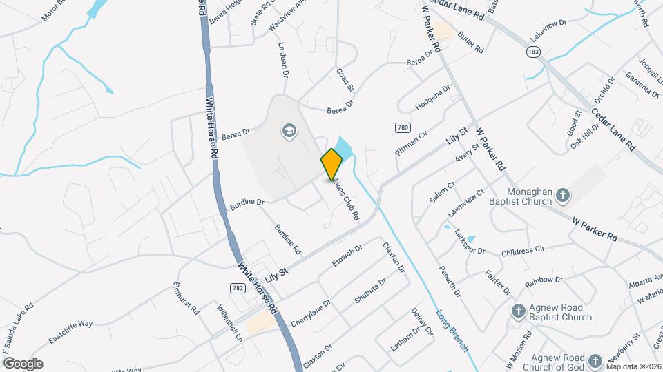 206 Lions Club Rd Mapa y Detalles de la Ubicación
