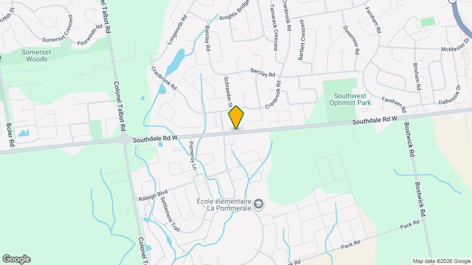 785 Southdale Rd W Map and Location Details