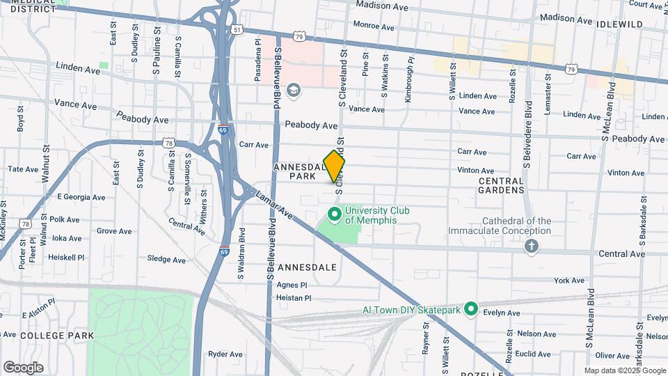 1333 Harbert Ave Map and Location Details