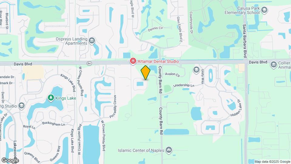 1840 Florida Club Cir, Unit Napoli Luxury Condominium Map and Location Details