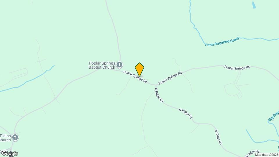 395 Poplar Springs Rd Mapa y Detalles de la Ubicación