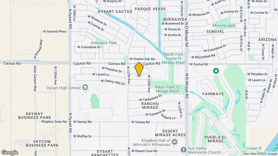 12622 W Myer Ln Mapa y Detalles de la Ubicación