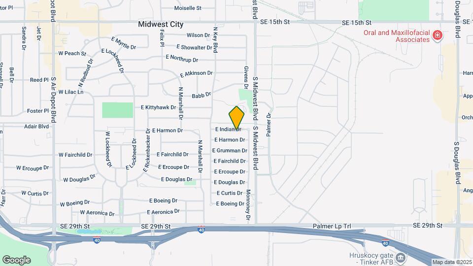 536 E Indian Dr Mapa y Detalles de la Ubicación