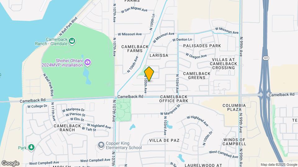 10460 W Reade Ave Mapa y Detalles de la Ubicación