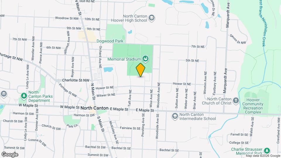 343 Pershing Ave NE Map and Location Details