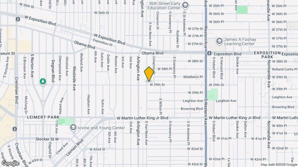 1943 W 39th St Map and Location Details