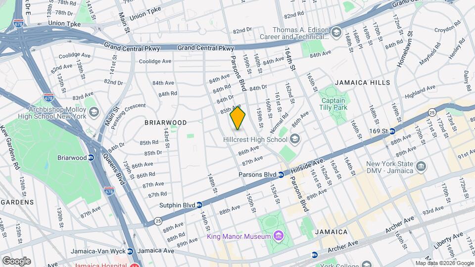 85-57 151st St Map and Location Details