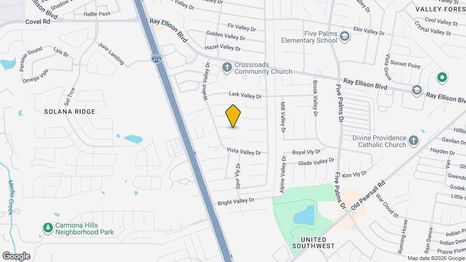 6214 Slate Valley Dr Map and Location Details