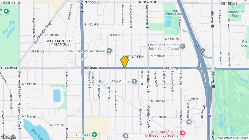 1631 N 145th St Map and Location Details