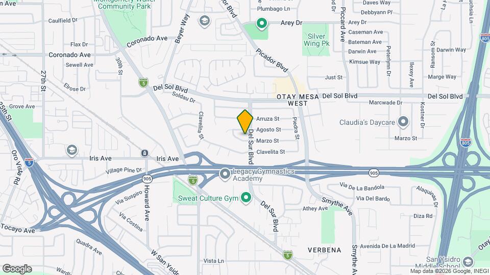 3580 Marzo St Map and Location Details