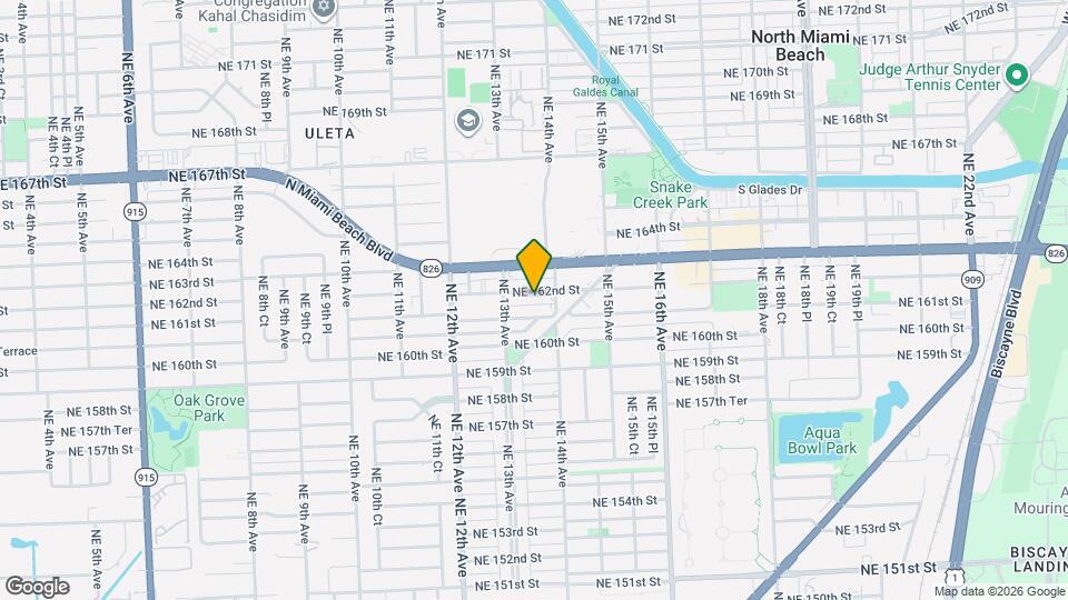 1350 NE 162nd St Map and Location Details