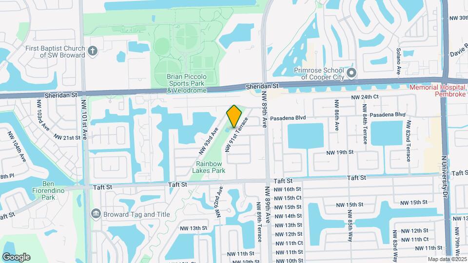 2110 NW 91st Ter Map and Location Details