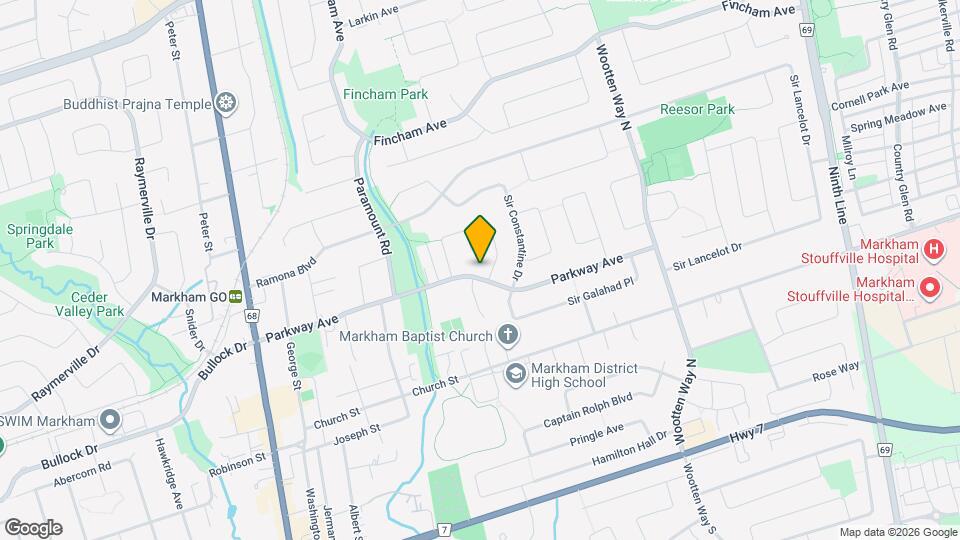 64 Parkway Ave Map and Location Details