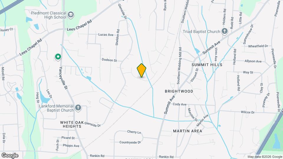 1940 Chapel Brook Way Mapa y Detalles de la Ubicación