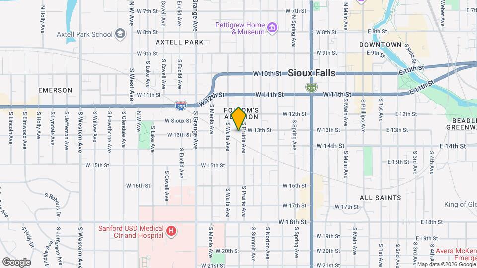 4 Bedroom 2 Bathroom Home in Sioux Falls, Unit 314 Mapa y Detalles de la Ubicación