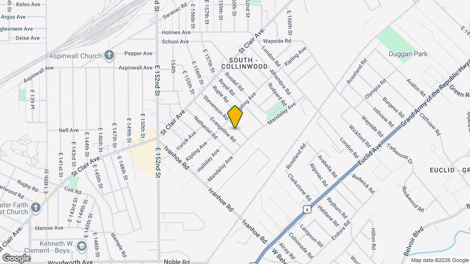 972 Stevenson Rd Map and Location Details