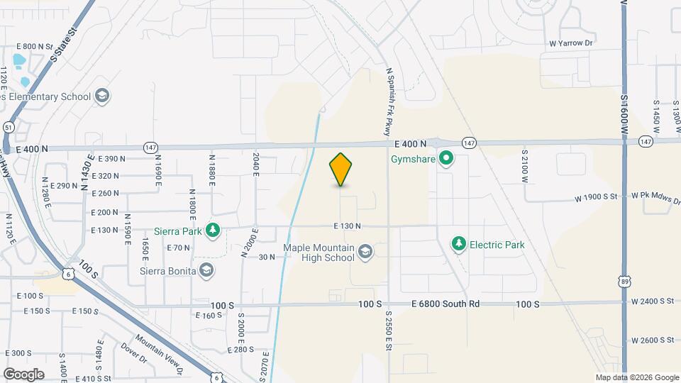 344 2350 E Map and Location Details