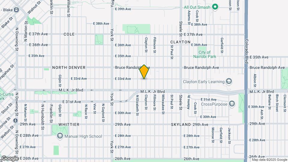 3255 Clayton St Map and Location Details