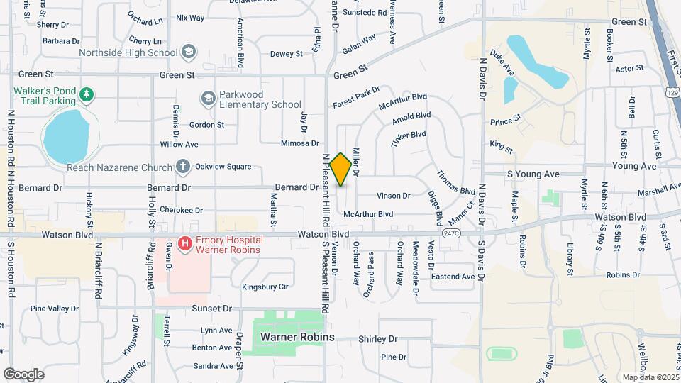 726 McArthur Blvd Map and Location Details