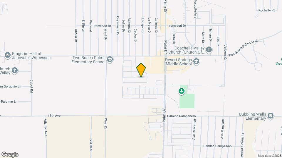 66355 Lantana Lane Map and Location Details