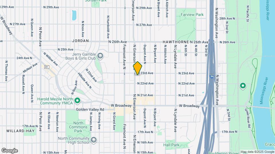 2222 Emerson Ave N, Unit 2 Map and Location Details