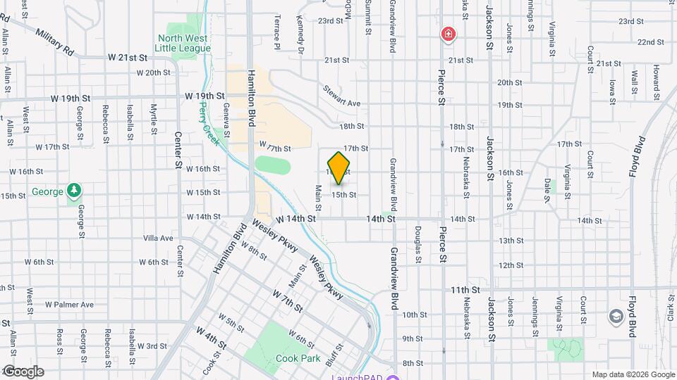 1501 McDonald St Mapa y Detalles de la Ubicación