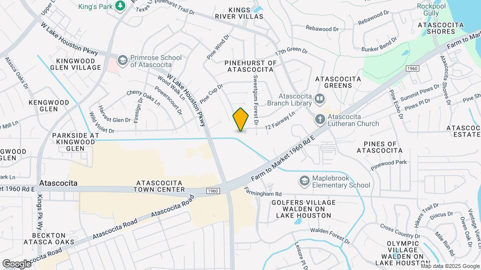 19507 Evening Shades Ct Map and Location Details