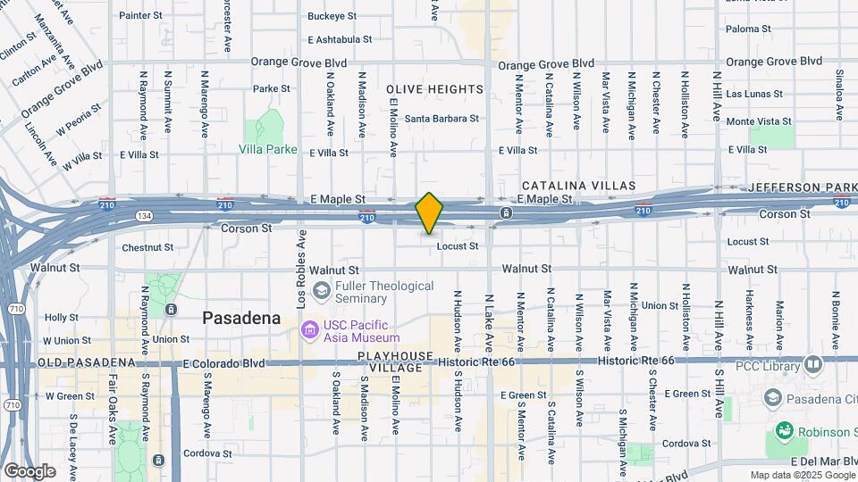 735 Locust St Map and Location Details
