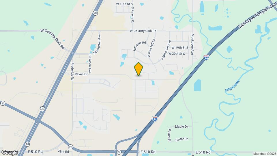 1112 Raven Dr Map and Location Details