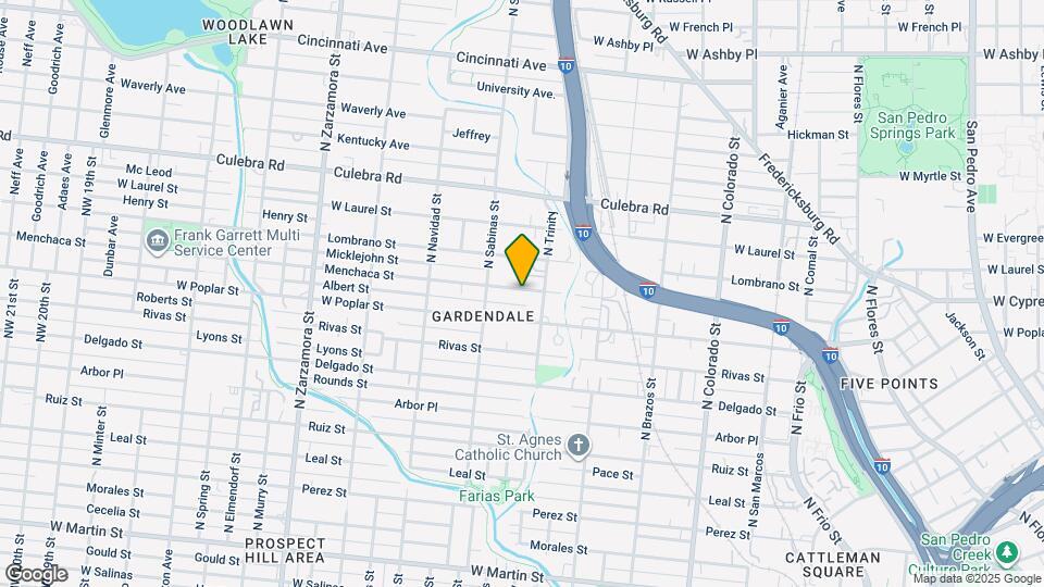 720 Menchaca St Map and Location Details