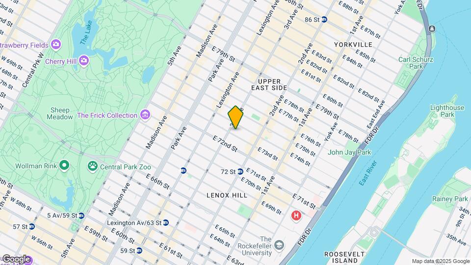 205 E 73rd St Map and Location Details