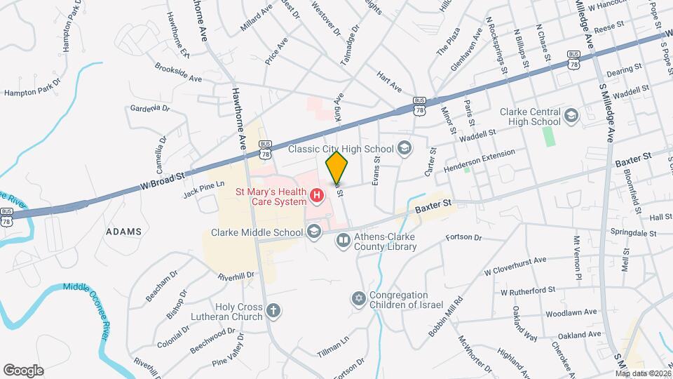 200 Magnolia St Map and Location Details