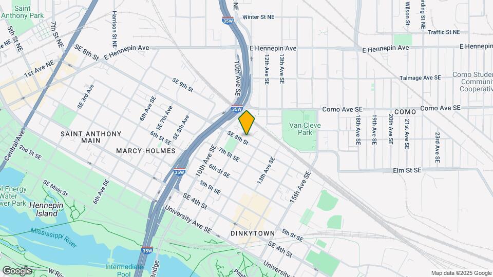 1105 8th St SE, Unit 1105-1 Map and Location Details