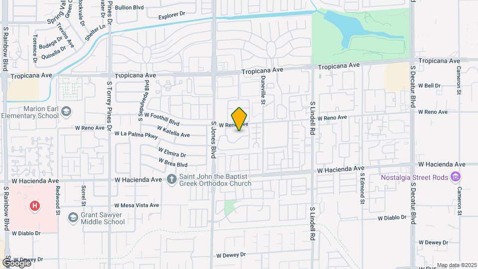 5150 S Jones Blvd, Unit 208 Map and Location Details