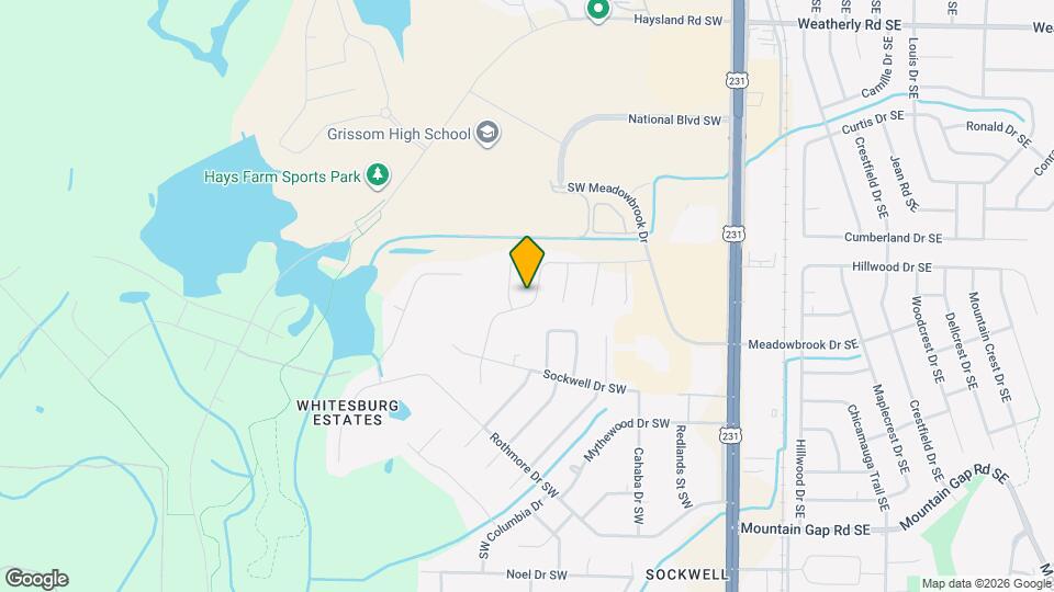 2034 Rosebury Ln SW Map and Location Details