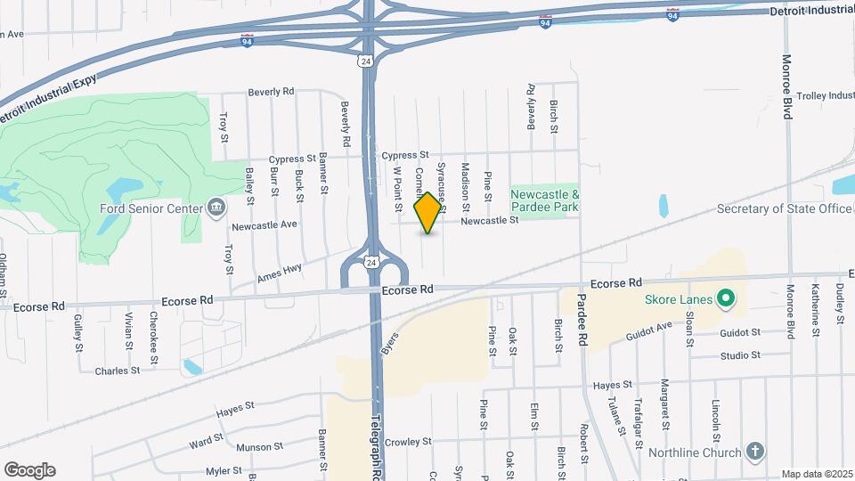 6849 Cornell St Map and Location Details