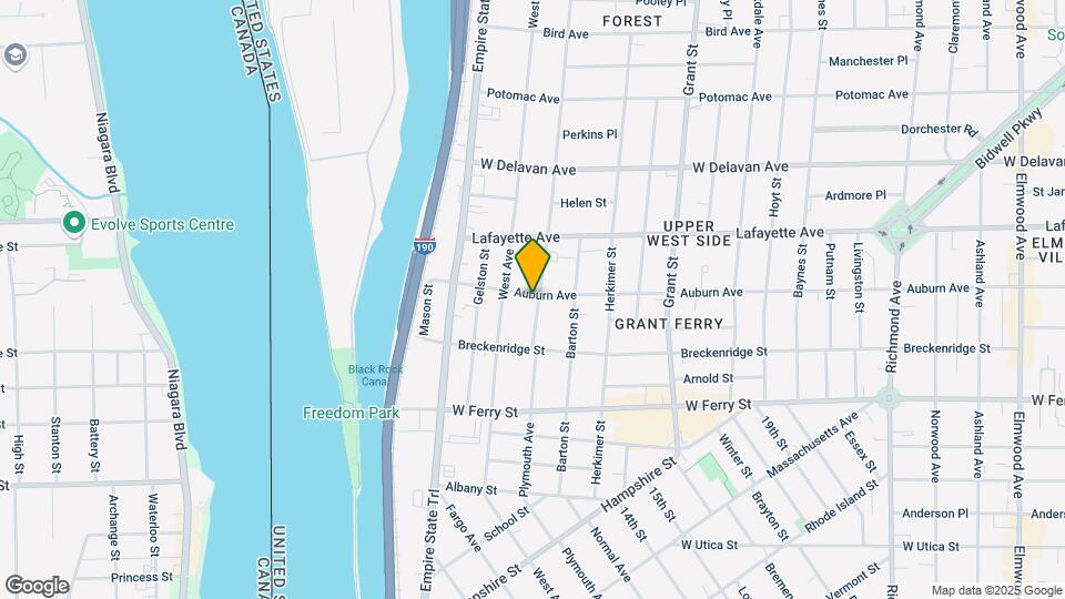 127 Auburn Ave Mapa y Detalles de la Ubicación