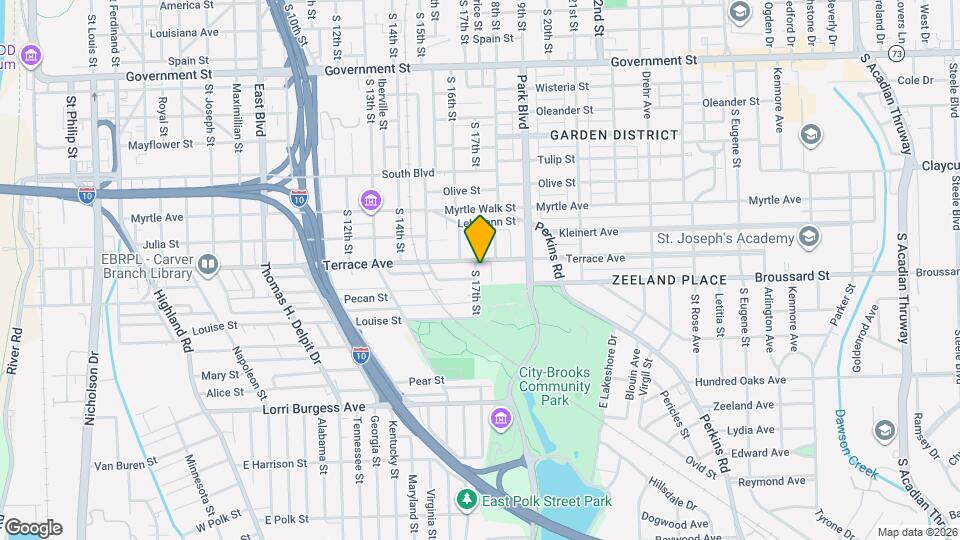 1327 S 17th St Map and Location Details