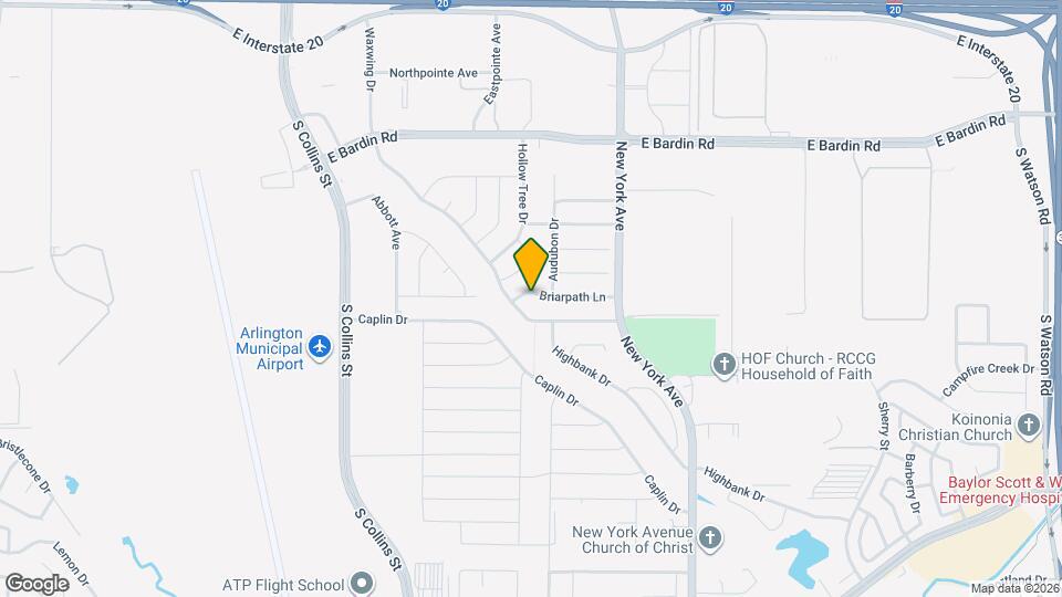 1506 Briarpath Ln Mapa y Detalles de la Ubicación