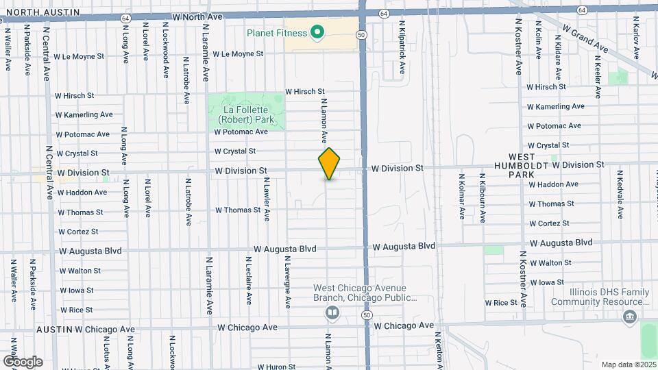 1135-1141 N Lamon Ave Map and Location Details