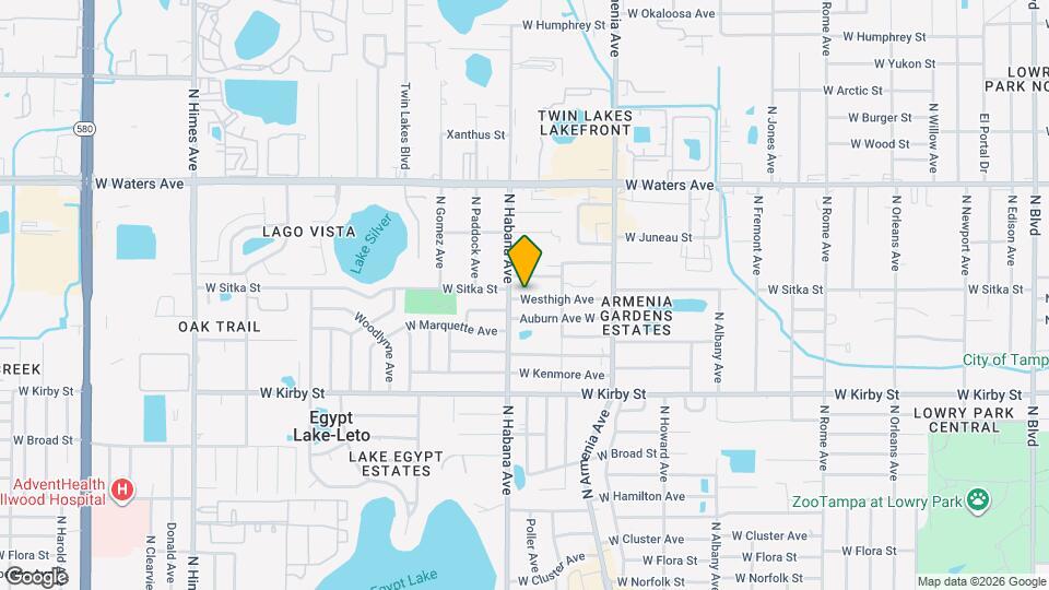 2703 Westhigh Ave Mapa y Detalles de la Ubicación