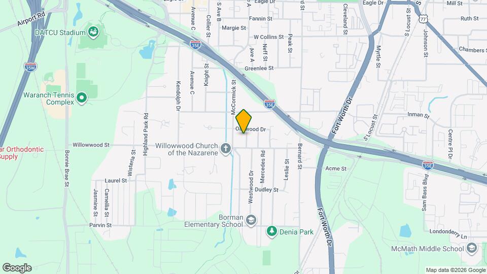 1710 Westwood Dr Map and Location Details