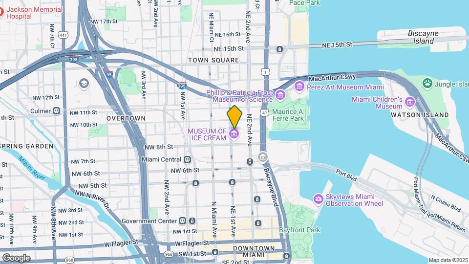 851 NE 1st Ave Mapa y Detalles de la Ubicación