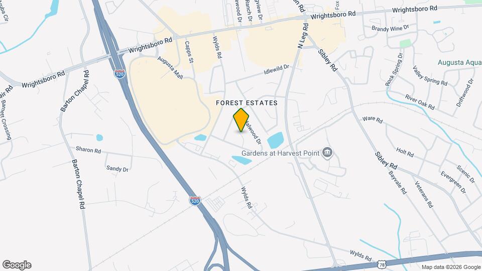 1709 Forest Creek Ct Map and Location Details