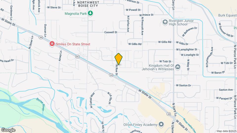 Roe Street Townhomes Boise Idaho 83714 Map and Location Details