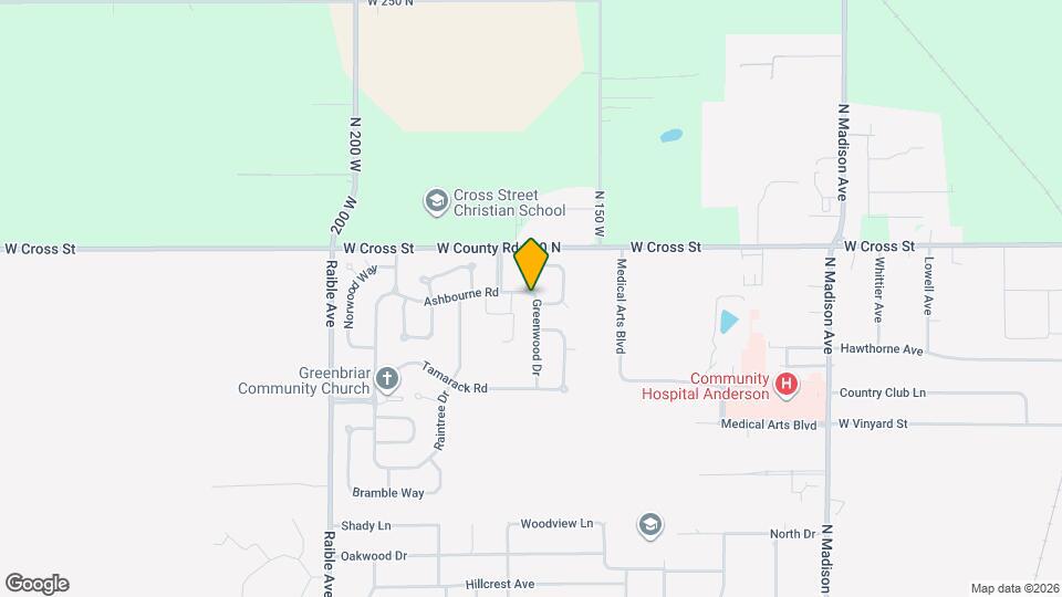 2003 Ashbourne Rd Map and Location Details