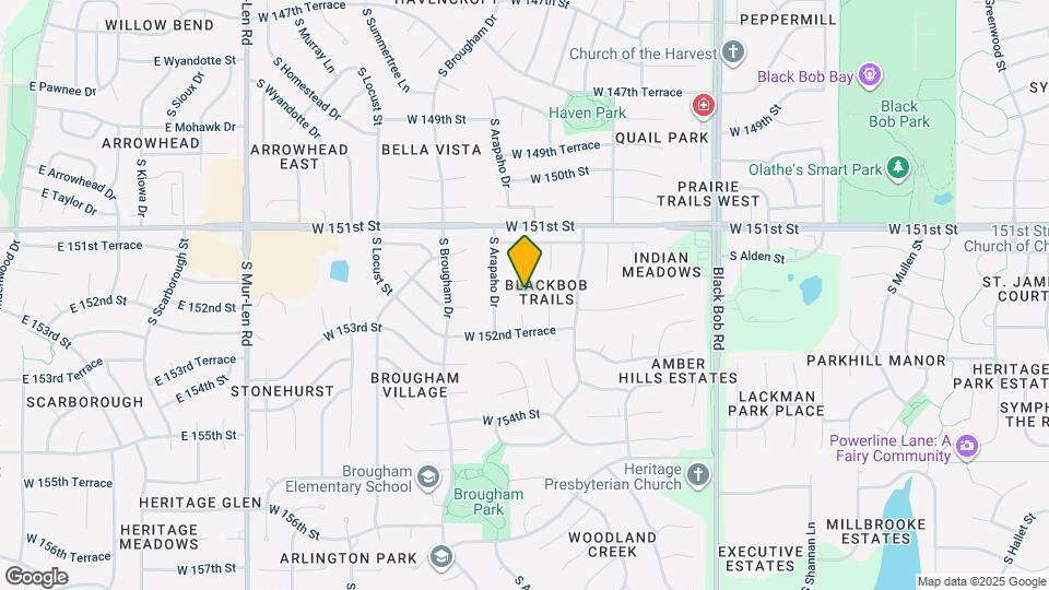 15133 S Navaho Dr Map and Location Details