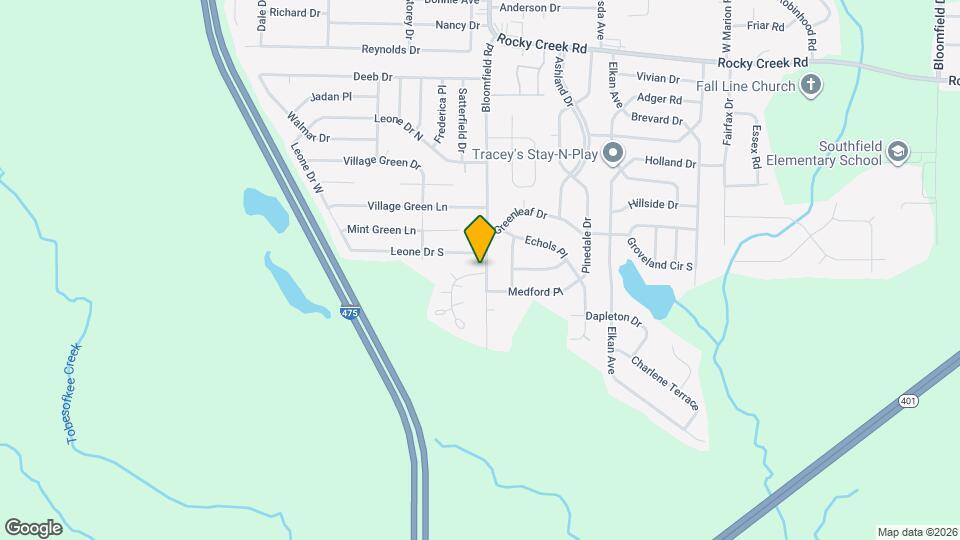 5971 Bloomfield Rd Map and Location Details