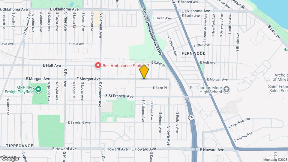 1703 E Morgan Ave Mapa y Detalles de la Ubicación