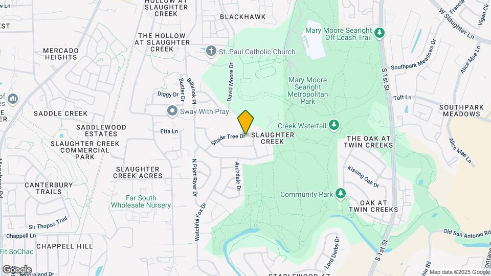 709 Shade Tree Dr Map and Location Details